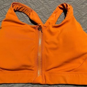 Athleta ultimate zip front bra D Cup
